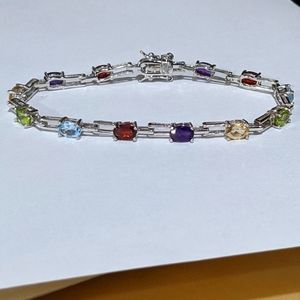Ross Simons 925 Gemstone Tennis Bracelet